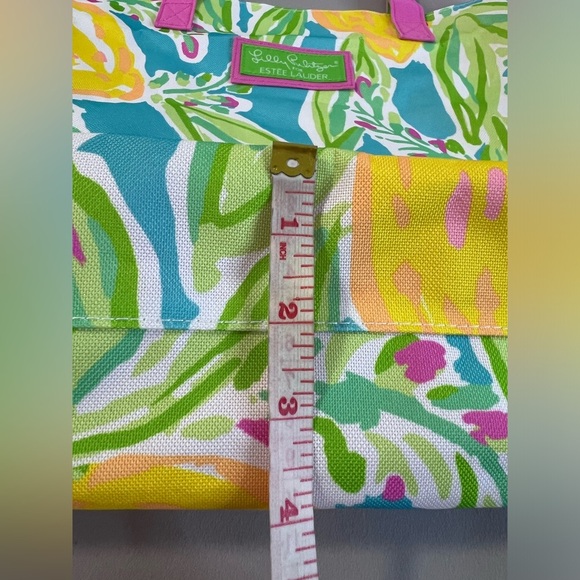 Lilly Pulitzer Tote‎ Bag  For Estee Lauder Pink Blue Yellow Green Lemon Beach - Picture 11 of 11